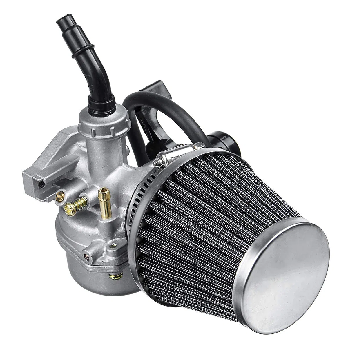 Viviance Carburador de carburador de 19 mm + Filtro de Aire para Mini Motor ATV Quad 50/70/90/110/125 CC