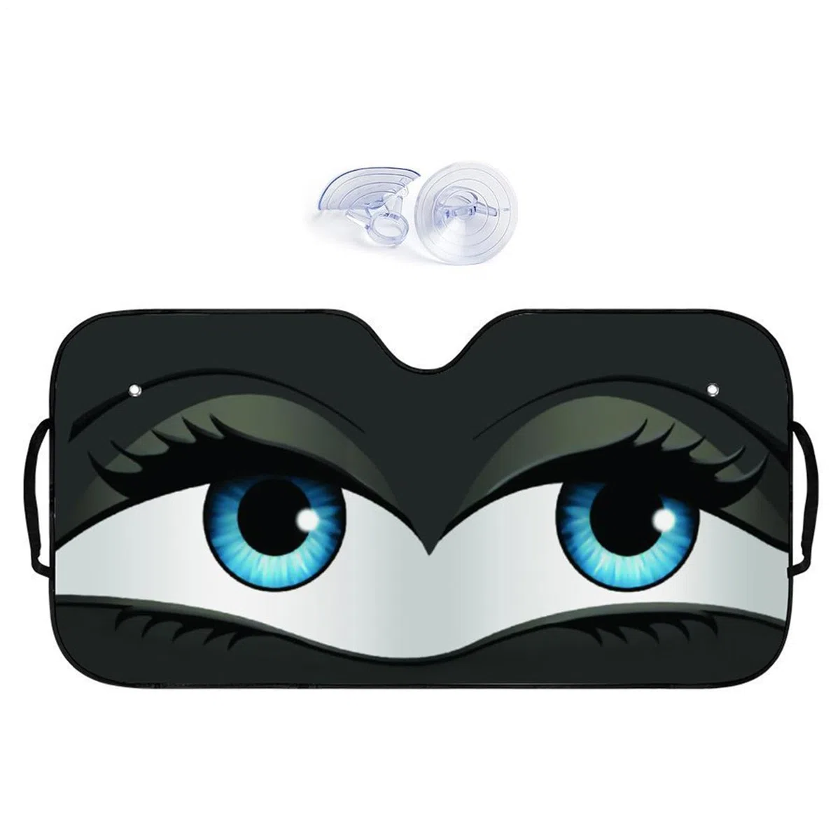 Genérico Parasol para Parabrisas | Parasol Coche Big Eyes para Parabrisas Delantero camión SUV | Parasols Plegable para Coche con Ojos Anime | Protector Visera para Ventana Delantera
