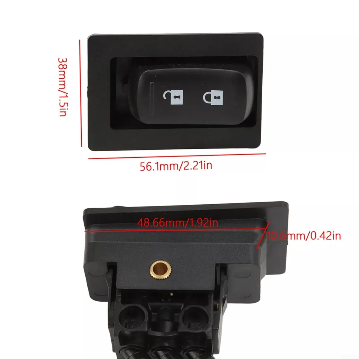 Regulador de volante Interruptor de válvula de aire 2185839 para Scania P/G/R/T Serie Hecho de material ABS de alta calidad Anticorrosión Resistente al desgaste Fácil instalación Negro