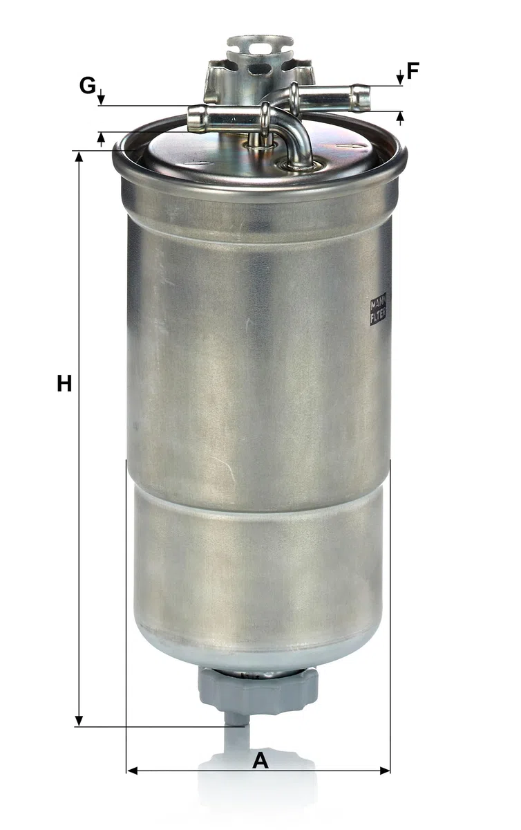 MANN-FILTER WK 853/3 x Filtro de combustible - para Automóviles + Vehículos de transporte