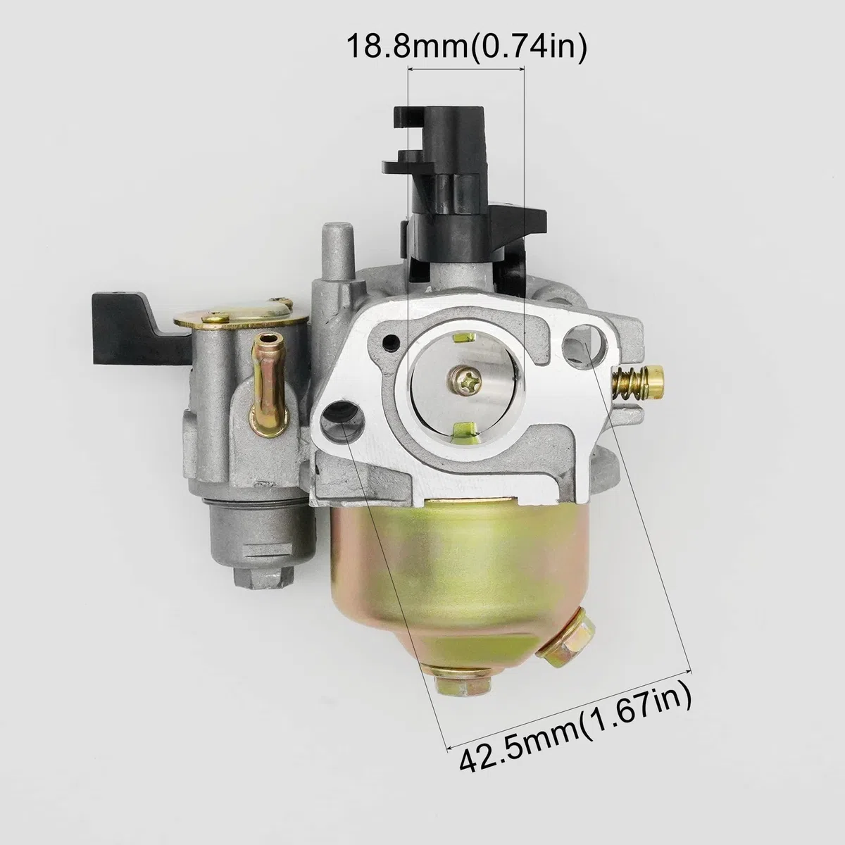 STRONGTHIUM Carburador Compatible con Honda GX160 GX200 GX120 5,5-6,5 CV, para Predator 212cc 224cc 196cc, Generador Motoazada Bomba de Agua, con Bujía y Juntas