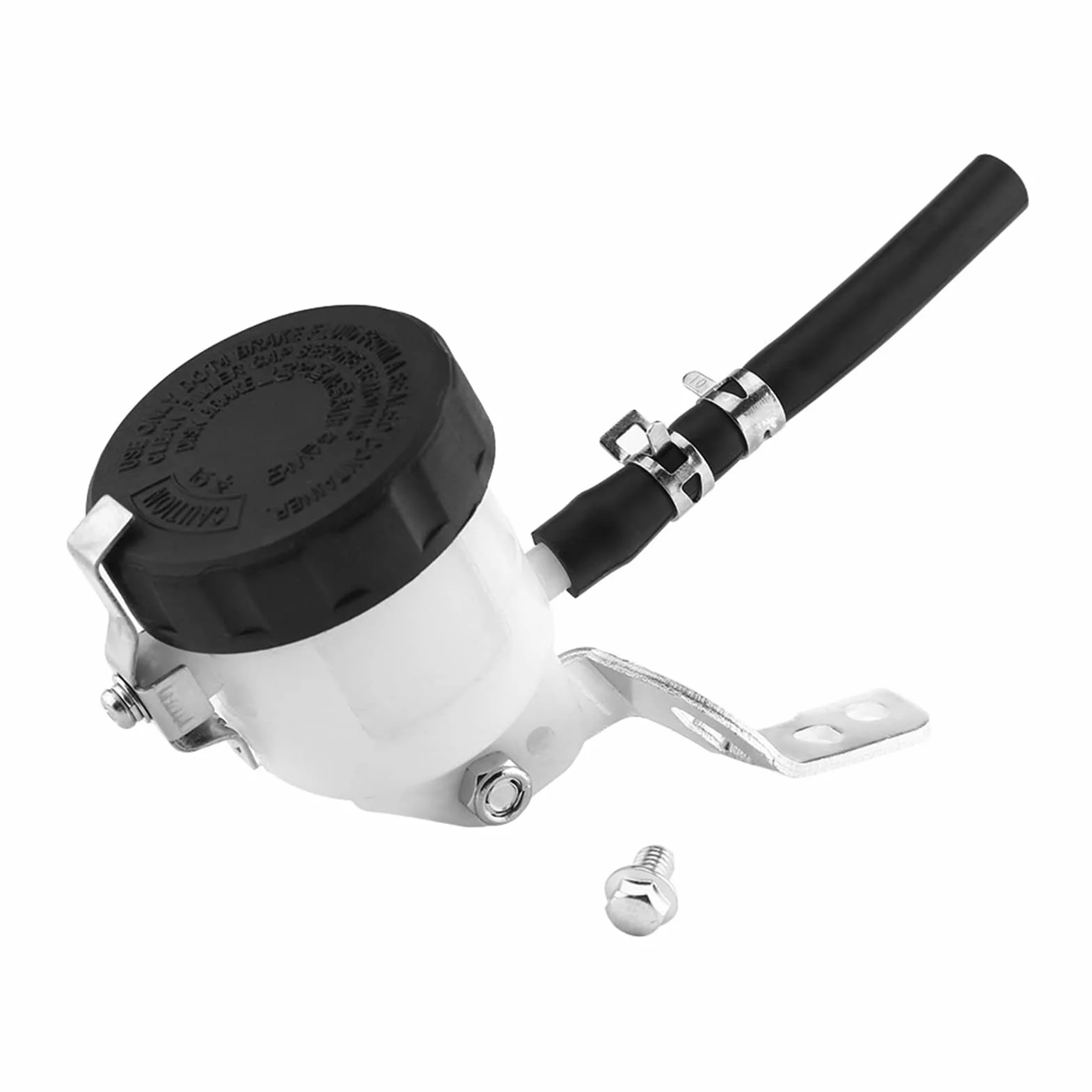 Depósito de Líquido de Freno, Tanques de Líquido Maestro Cilindro de Freno Delantero de la Motocicleta Soporte de la Botella Compatible para SV650 03-09 SV100S 03-07