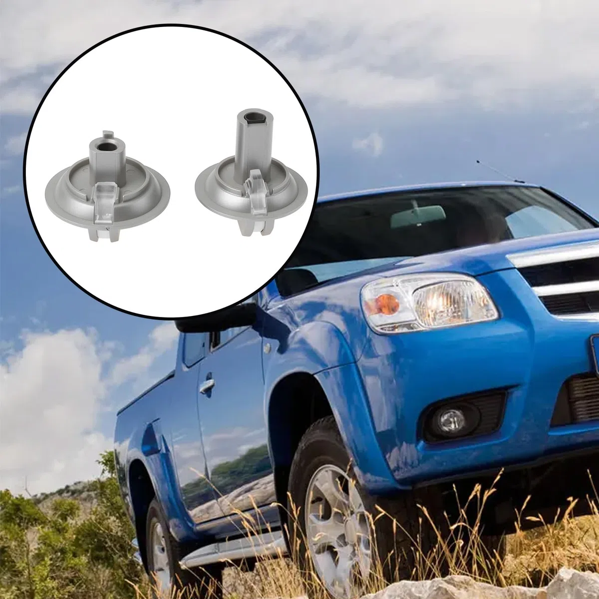 SG Store 3 interruptores de perilla de control de ventilador de calentador compatibles con Mazda BT50 compatible con Ford Ranger 2006-2011 UB9C61195
