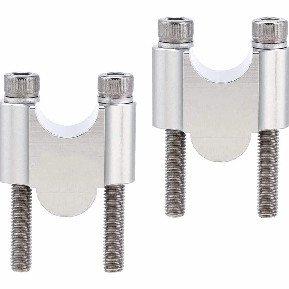 Kit de larguero de manubrio CNC ANCLLO 22 mm para motocicleta, compatible con ATV, moto de cross, todoterreno