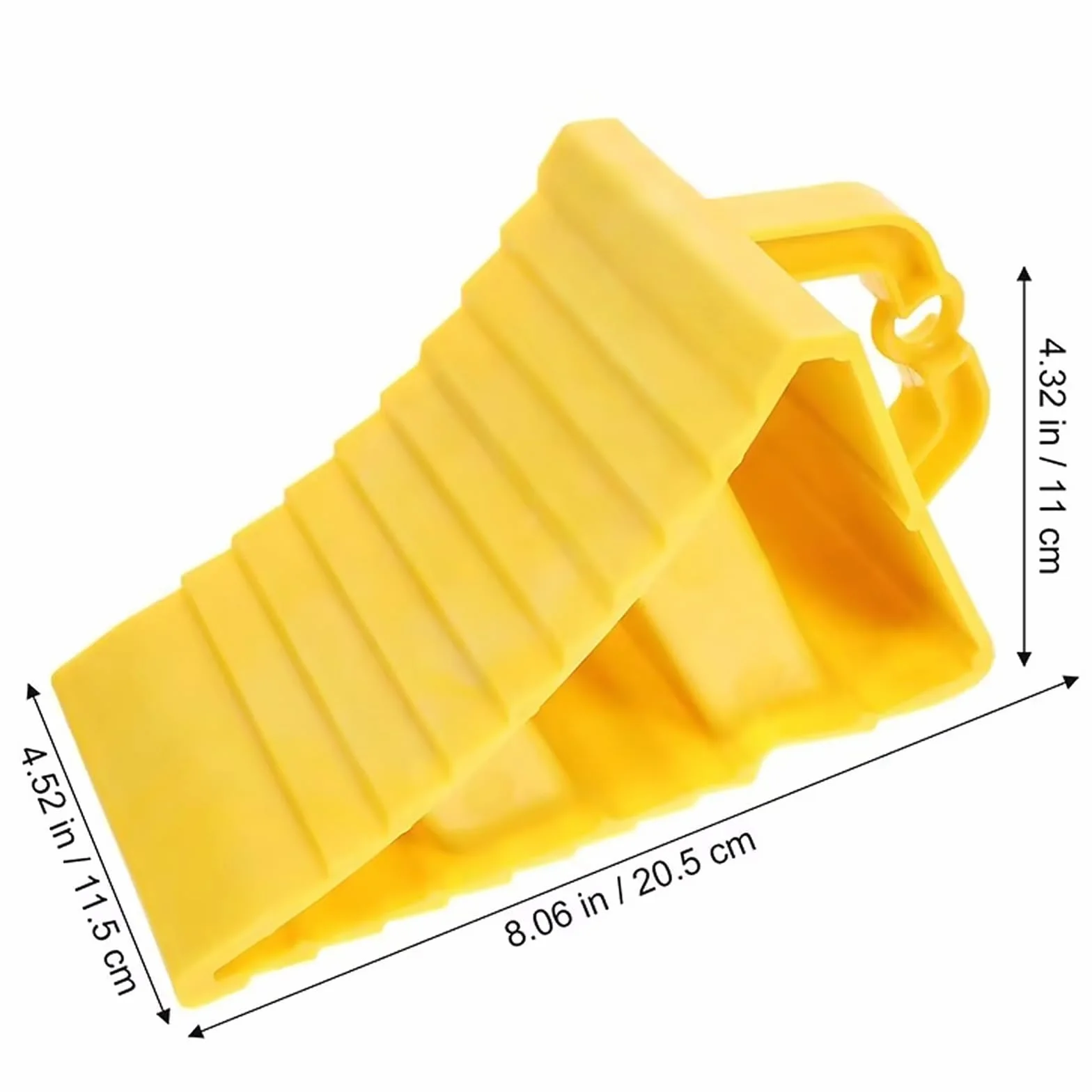 2 Piezas Calzo para Ruedas de Coche, 20 * 12 * 11 CM Cuñas de Ruedas, Calzos Coche, Cuñas De Freno, Calzos para remolques, Cuña Rueda Coche, para Coches, Remolques, Caravanas, Autocaravanas