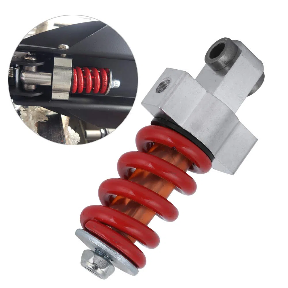 Amortiguador Trasero, Accesorio Universal de Amortiguador Trasero de Aleación de Aluminio de 4,3x1,8x1,2 Pulgadas para Scooter Eléctrico ETWOW de 8 y 10 Pulgadas