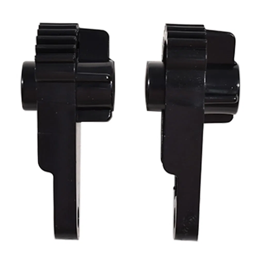 Juego de 2 unidades negro palanca de ventilación calefacción CA regulador de palanca de ventilación compatible con Citroen C4 Berlingo Peugeot