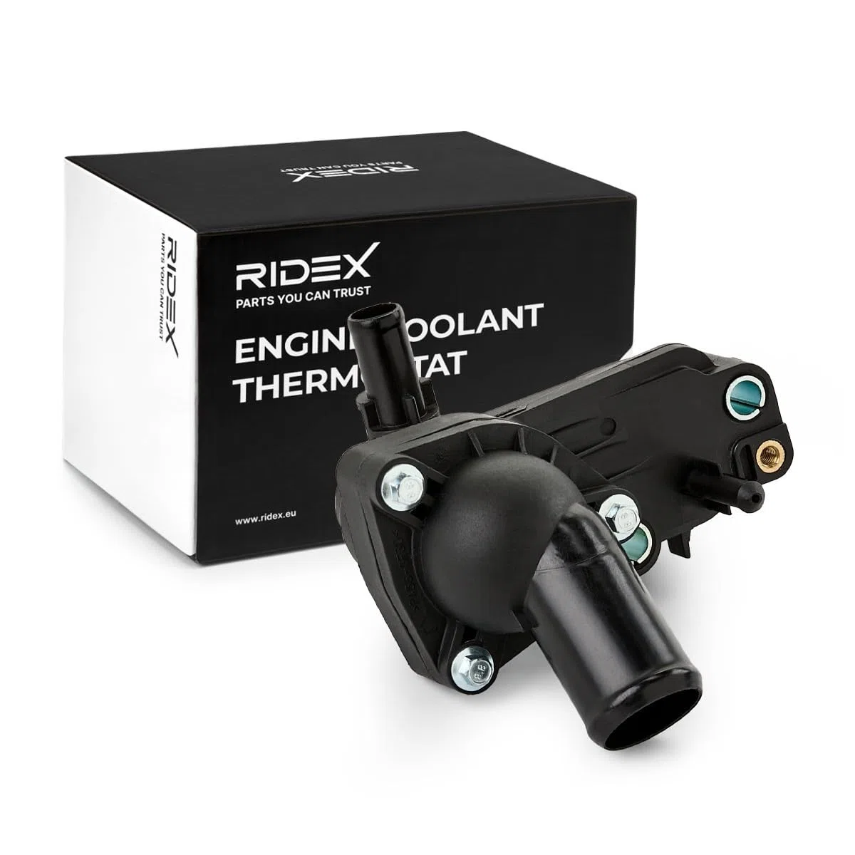 RIDEX 316T0146 Termostato refrigerante con tubo de empalme con termostato Compatible con FORD MONDEO IV Turnier BA7