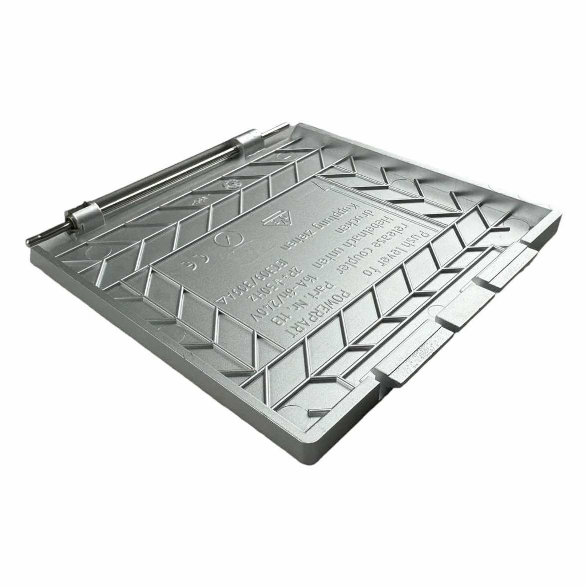 Tapa de repuesto CEE 220 V, enchufe de alimentación plateado para autocaravana, caravana