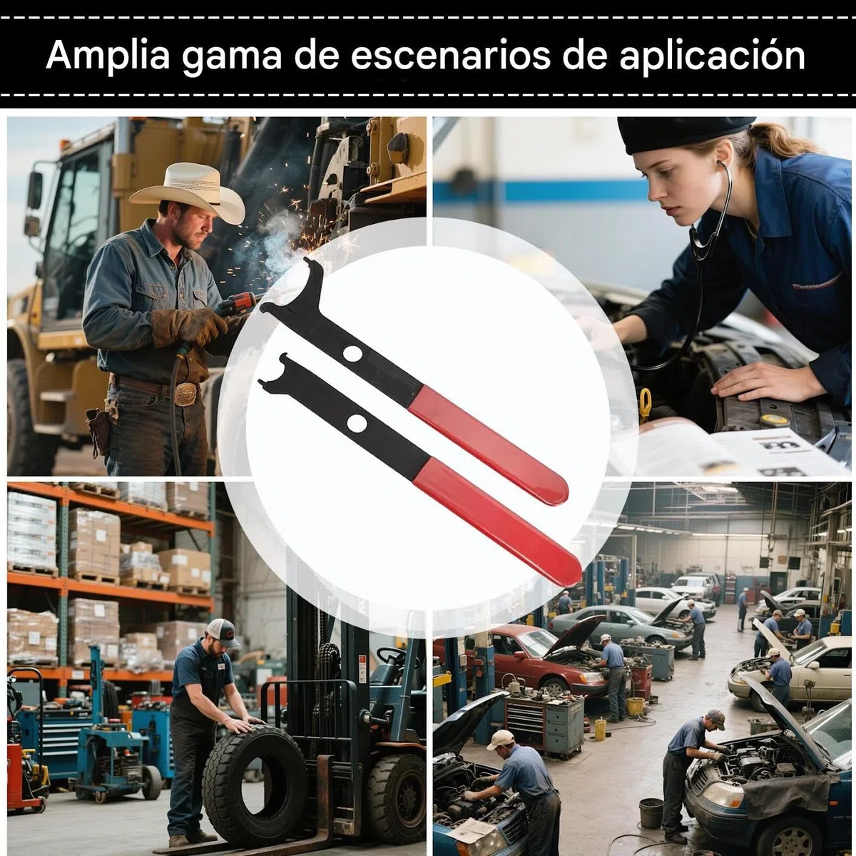 Genérico Extractor de Retenes, Extractor de Retenes del para Vehículos, Juego de 2 Manual Portátil Equipo Robusto Reparación Automotriz para Camionetas Turismos Uso