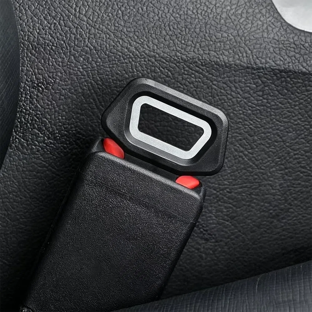 Accesorios Generales para automóviles, Negro y Rojo, Pack de 4 Piezas, con Clip Insertable
