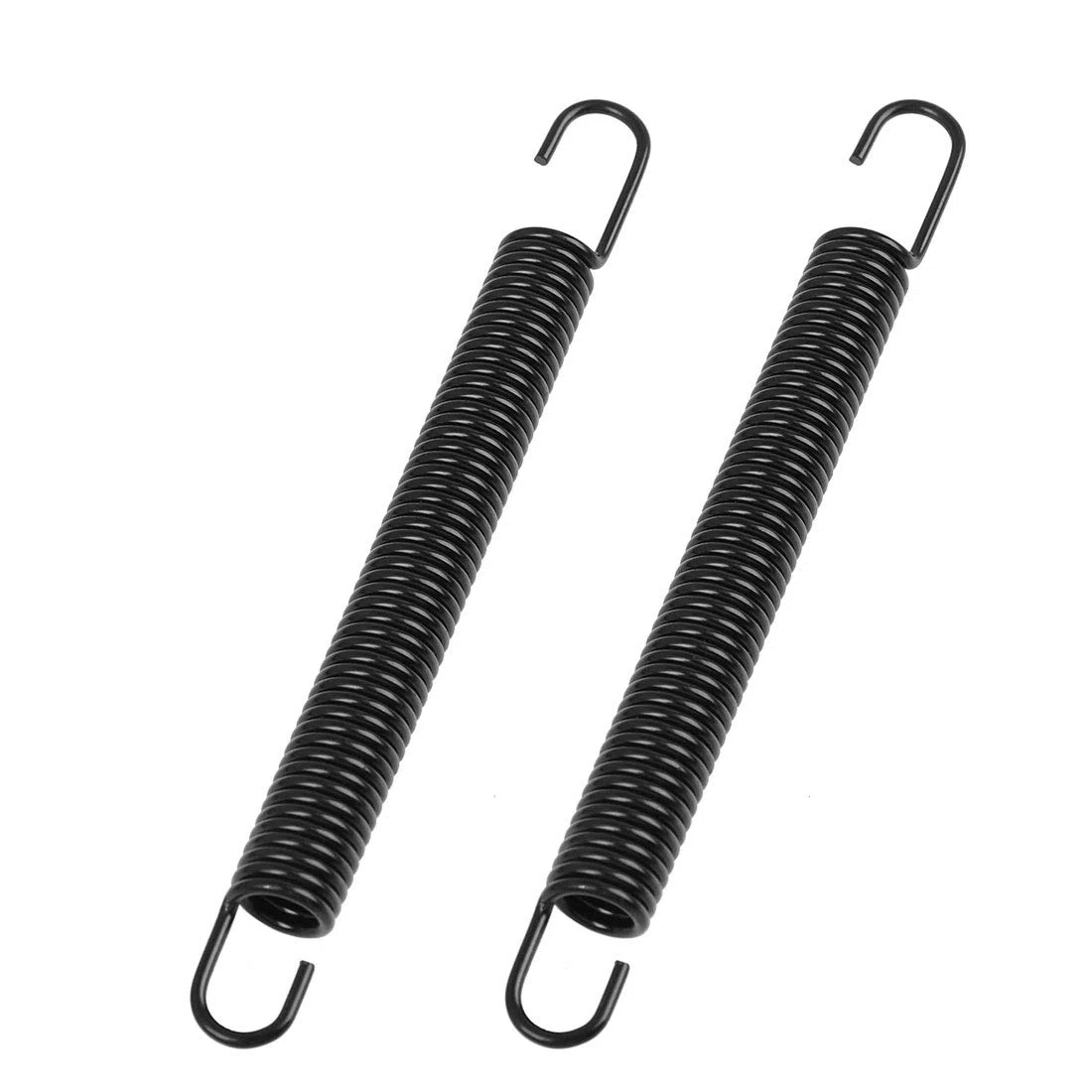 sourcing map Muelle para Caballete Resorte de Retorno de Pie de Apoyo de 13cm de Longitud de Moto Negro 2Pcs