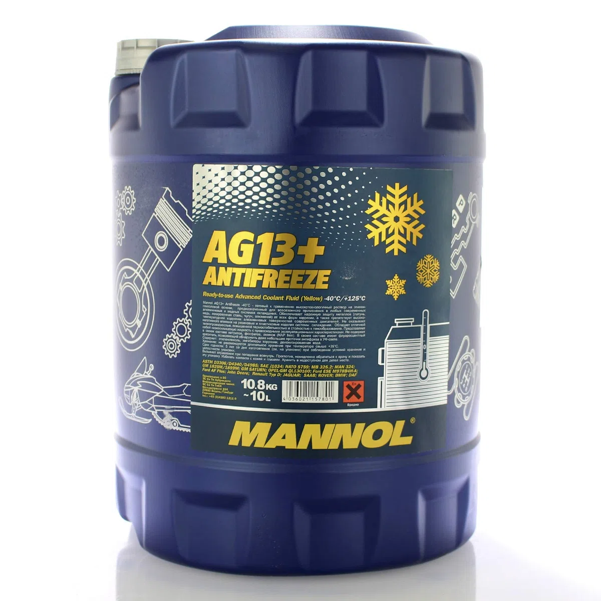 MANNOL MN4014-10 Anticongelante 10L amarillo