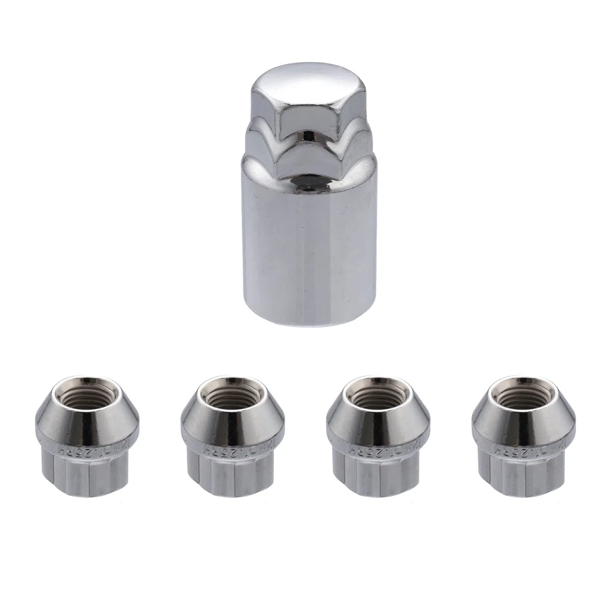 X AUTOHAUX Tuercas Antirrobo para Ruedas para Subaru Legacy 90-20 1 Set | M12X1.25, Bloqueo De Ruedas, 23X22Mm, 26X45Mm, Para Subaru Impreza/Forester/Outback/Wrx/Brz, Para Suzuki Grand Vitara