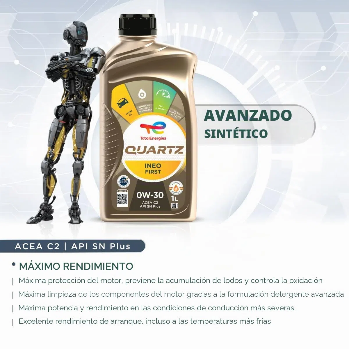 Total Cuarzo Ineo First 0 W de 30, 1L