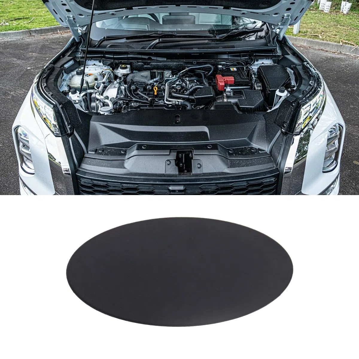 Tapa del mecanismo de accionamiento de la capota convertible compatible con E93 (2004-2013), F33 (2014-2020) y F83 (2014-2021). Números de pieza: 54377204325 y 64226962293.