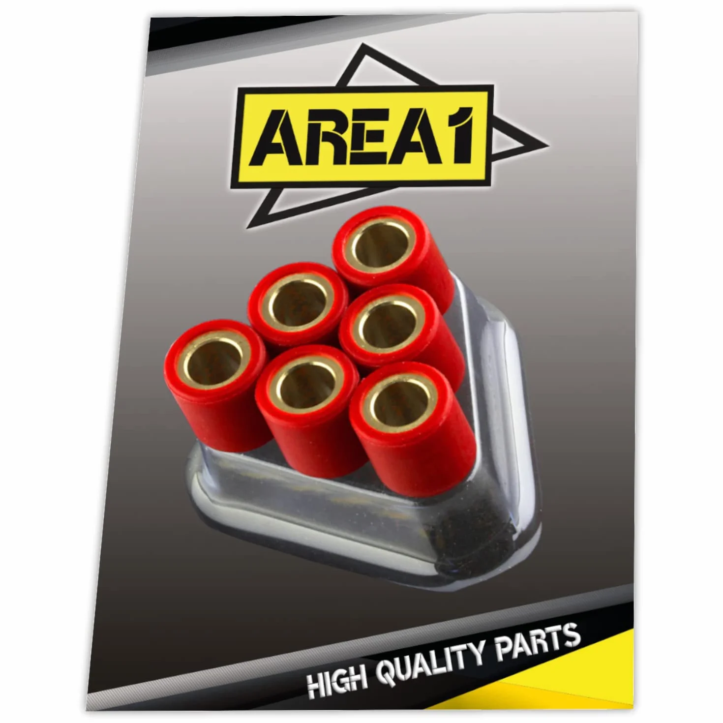 Área1 Rodillos Variadores 23x18 mm Rodillos Variadores/Pesos Variadores - 18,0 Gramos - compatible con X-Max, SH FES CN Forza, Grand Dink People Dink X-Citing Yup, Sym Citycom