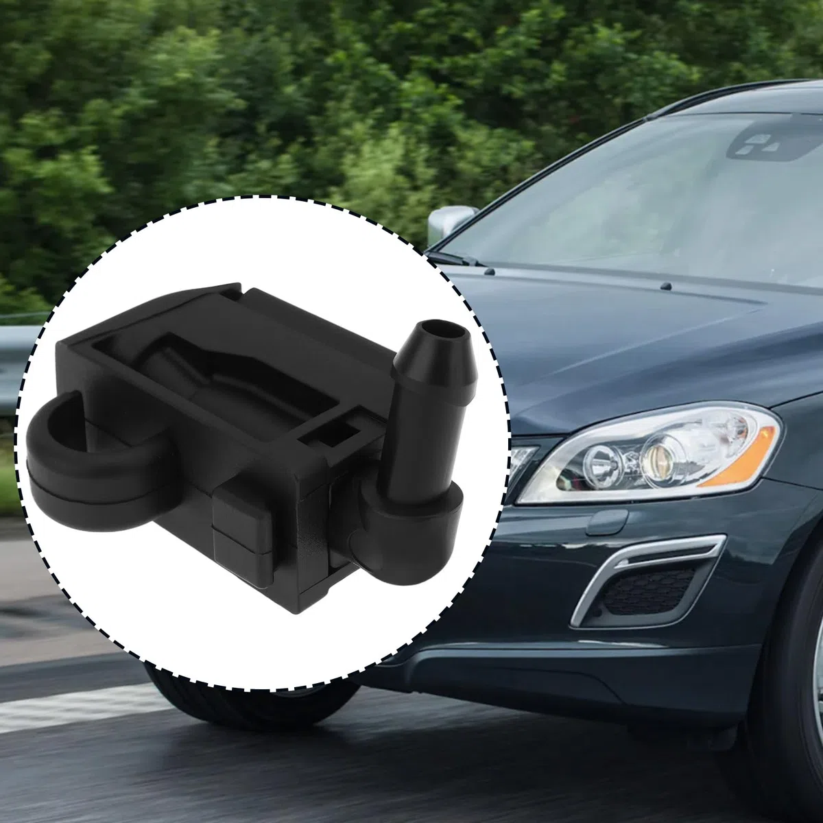 Boquilla Lavaparabrisas Derecha Sin Calefacción 31378706 Compatible con Volvo XC60 Modelos hasta 2017