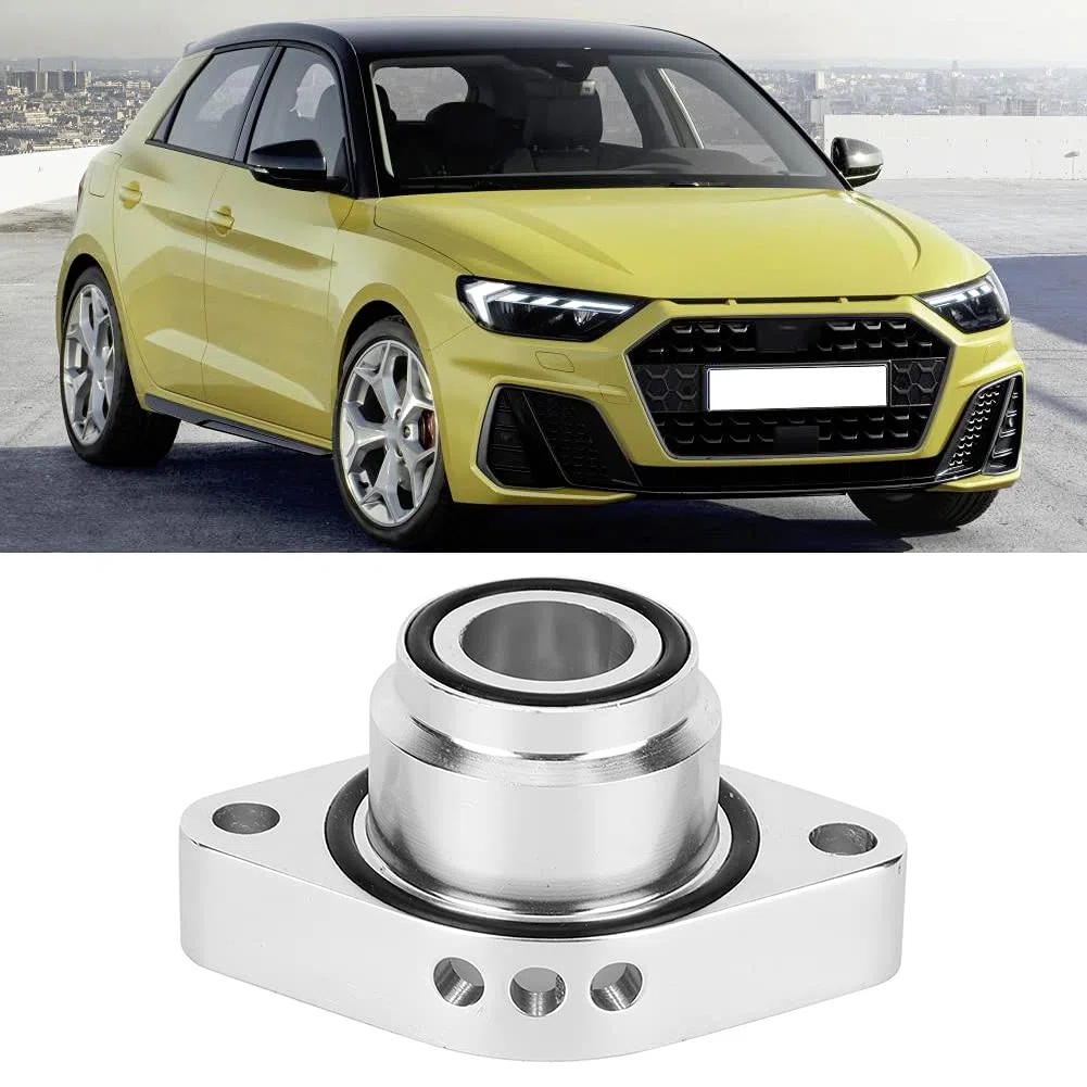 Akozón Base de Válvula de Descarga, Base de Válvula de Alivio de Presión de Descarga de Coche de Aleación de Aluminio BOV 1012 para Turbocompresor 1,4 Apto para A1 A3