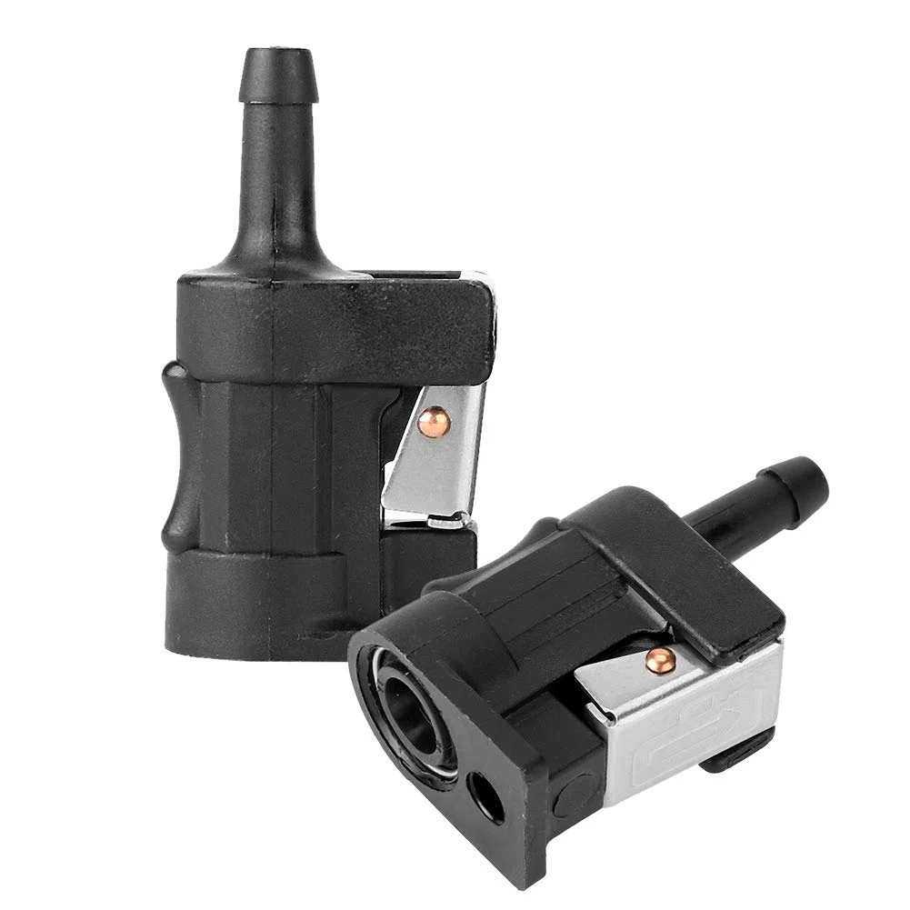 Conector rápido de línea de combustible hembra de 6 mm para motor marino OMC Motor de barco Adaptador de manguera de combustible Ajuste para Yamaha fueraborda
