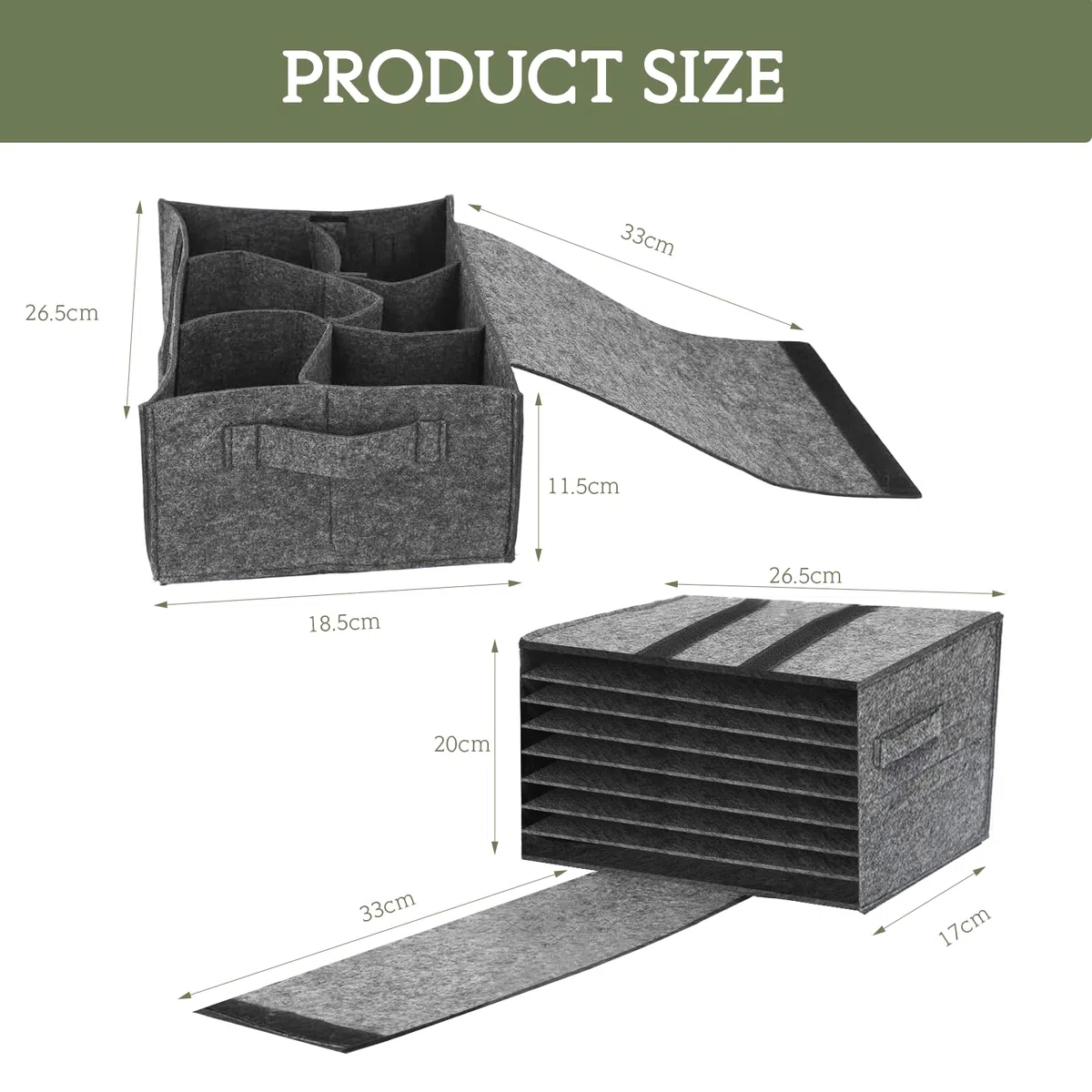 2 soportes para platos de autocaravana, soporte para tazas, de fieltro, para camping, autocaravana y cocina, con capacidad para 8 platos y 6 tazas