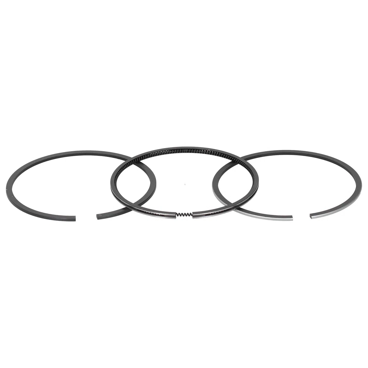AMONIDA Juego de Anillos de Pistón de Alto Rendimiento para Generador Diésel Refrigerado por Aire Accesorios de Motor 192F Aleación Duradera de 92 Mm 3 Unidades