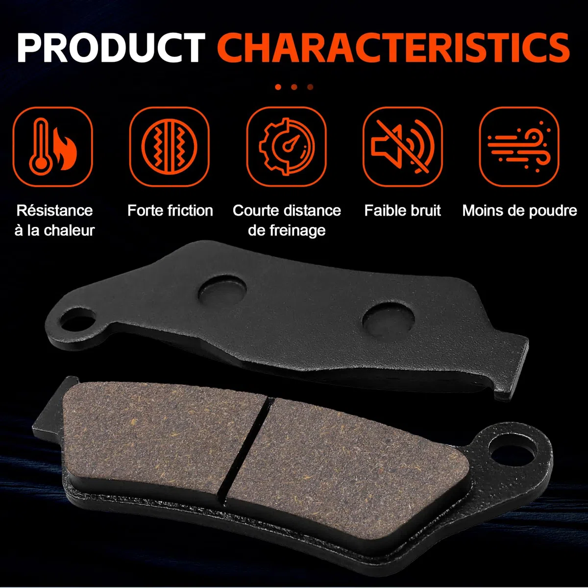 Pastillas de freno delanteras y traseras para SX125 SX 12 EXC125 EXC 125 2004-2016 SX-F 250 4T 2006-2013 XC-F 350 2012-2013 EXC 400 Racing 2004-2007 SXC 625 2005-2006