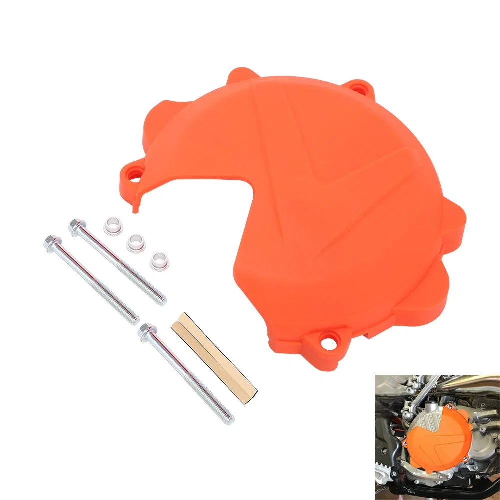 AnXin Protector de cubierta de embrague de plástico para motocicleta EXC/XCW/SX/XC 250/350 2013-2016 TE 250 300 2015-2016