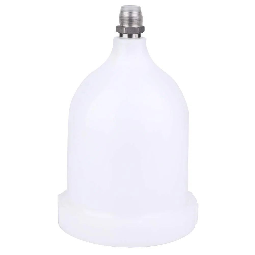 Devilbiss para GTI Cup Devilbiss Cup Plástico Blanco 600Ml Pistola de Pulverización Olla Alimentación por Gravedad Vaso de Pintura de Plástico para D Evilbiss para GTI T Ekna Pro