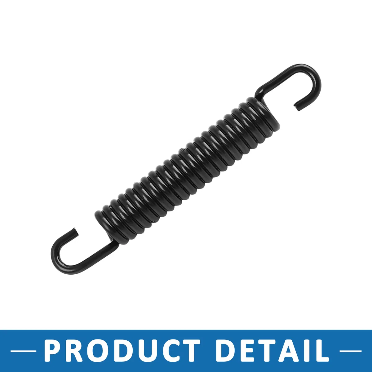 A ABSOPRO Muelle Para Caballete para Moto Principal Soporte Patada Soporte Retorno Resorte para CBT Negro
