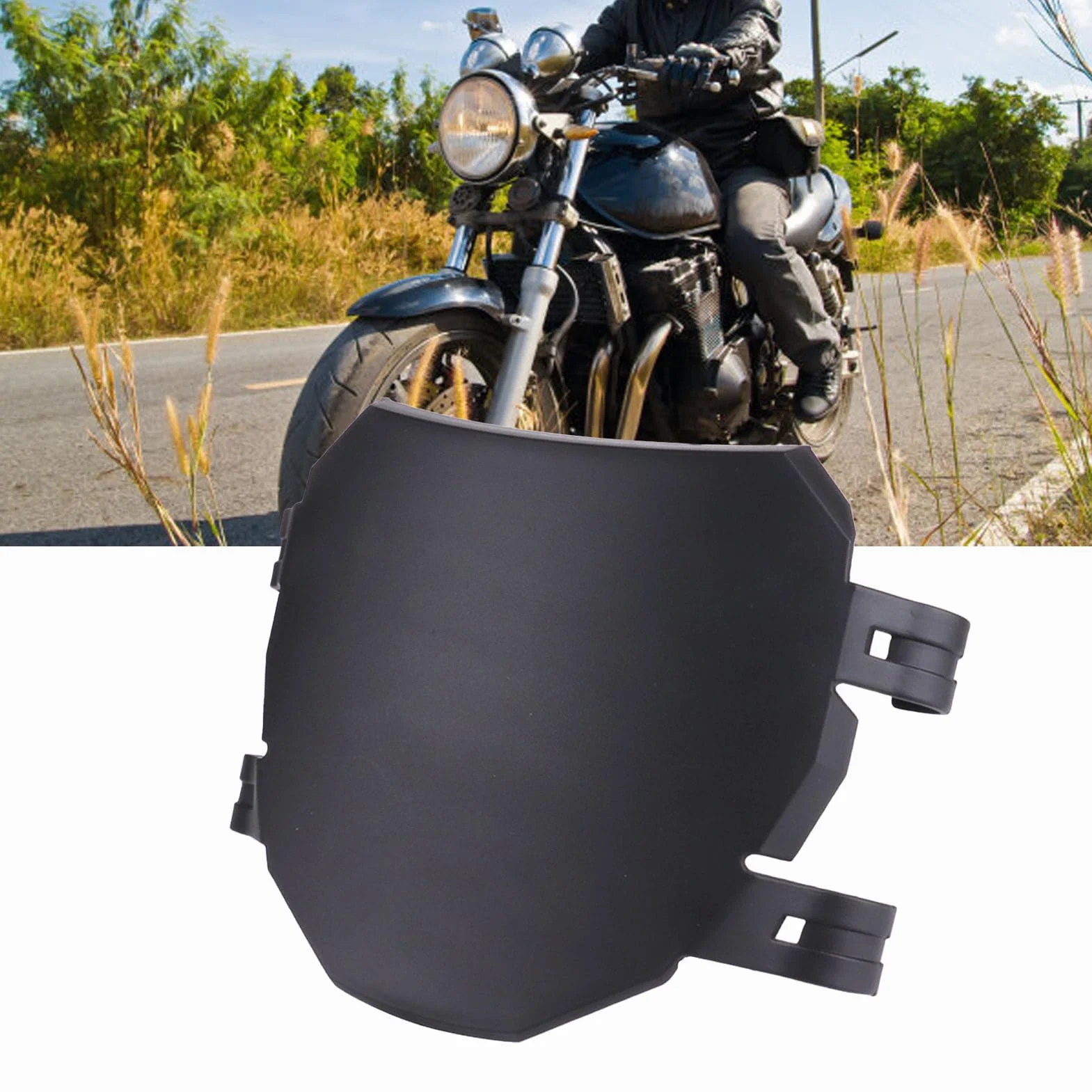 GOWENIC Placa de Matrícula Delantera, Resistente Al Viento y Al Agua, Resistente a Terrenos Accidentados y Condiciones Climáticas Adversas, para Motocicletas Eléctricas Todoterreno