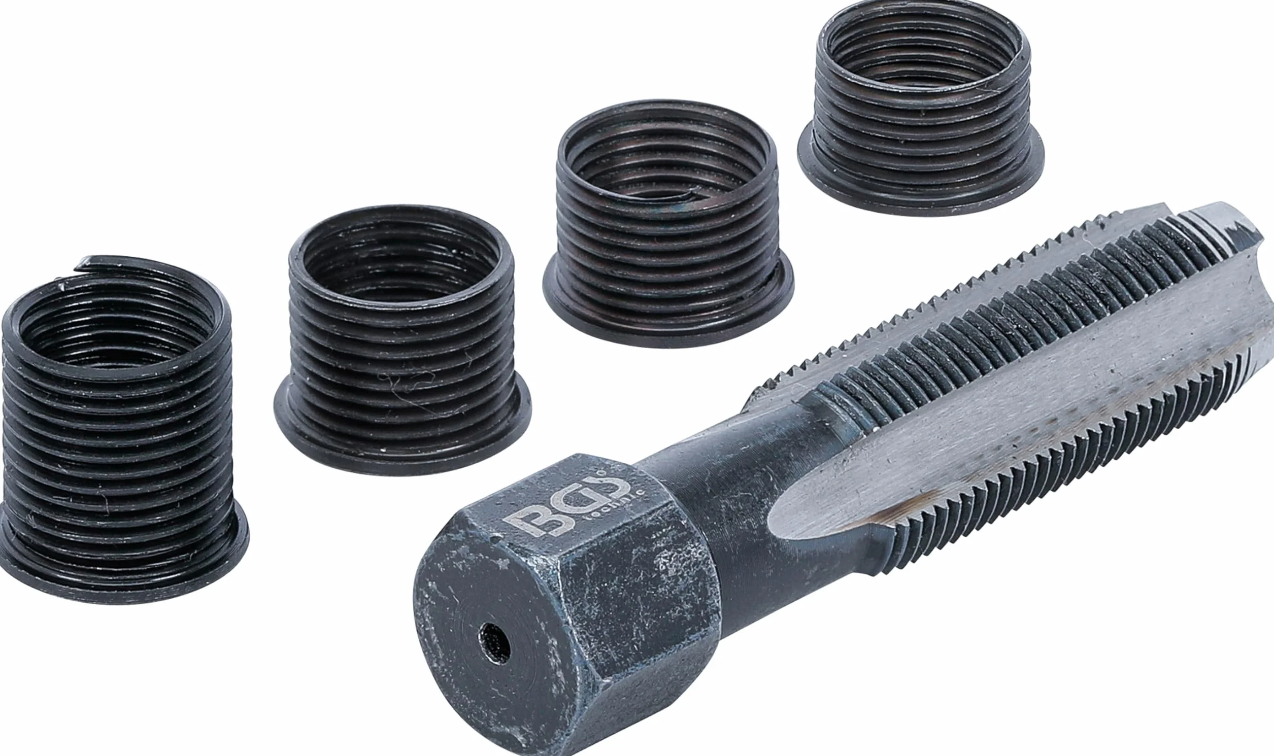 BGS 152 | Juego de reparación de roscas de bujías | M14 x 1,25 mm | 5 piezas