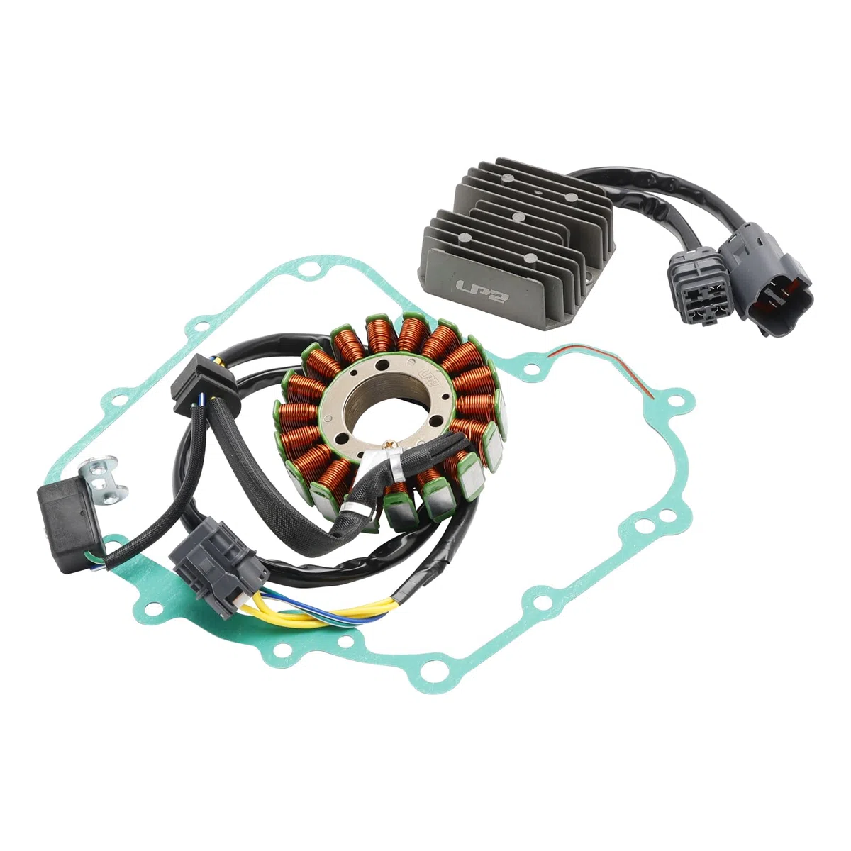 Topteng Stator Regulator Rectifier Gasket Apto para Kymco Mongoose Maxxer KXR MXU 250