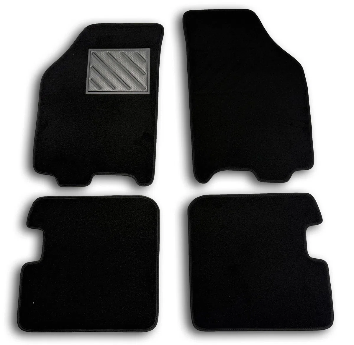 Alfombrillas Lancia Ypsilon II de 2003 a 2011, a Medida, Antideslizantes, talonera de Goma Reforzada