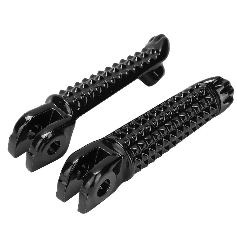 VOBOR Estriberas Moto, Motocicleta Delantero Estribera Reposapiés Conjunto, Pedales Delantero Motocicleta Reposapiés para YZF R1 R6 R6S