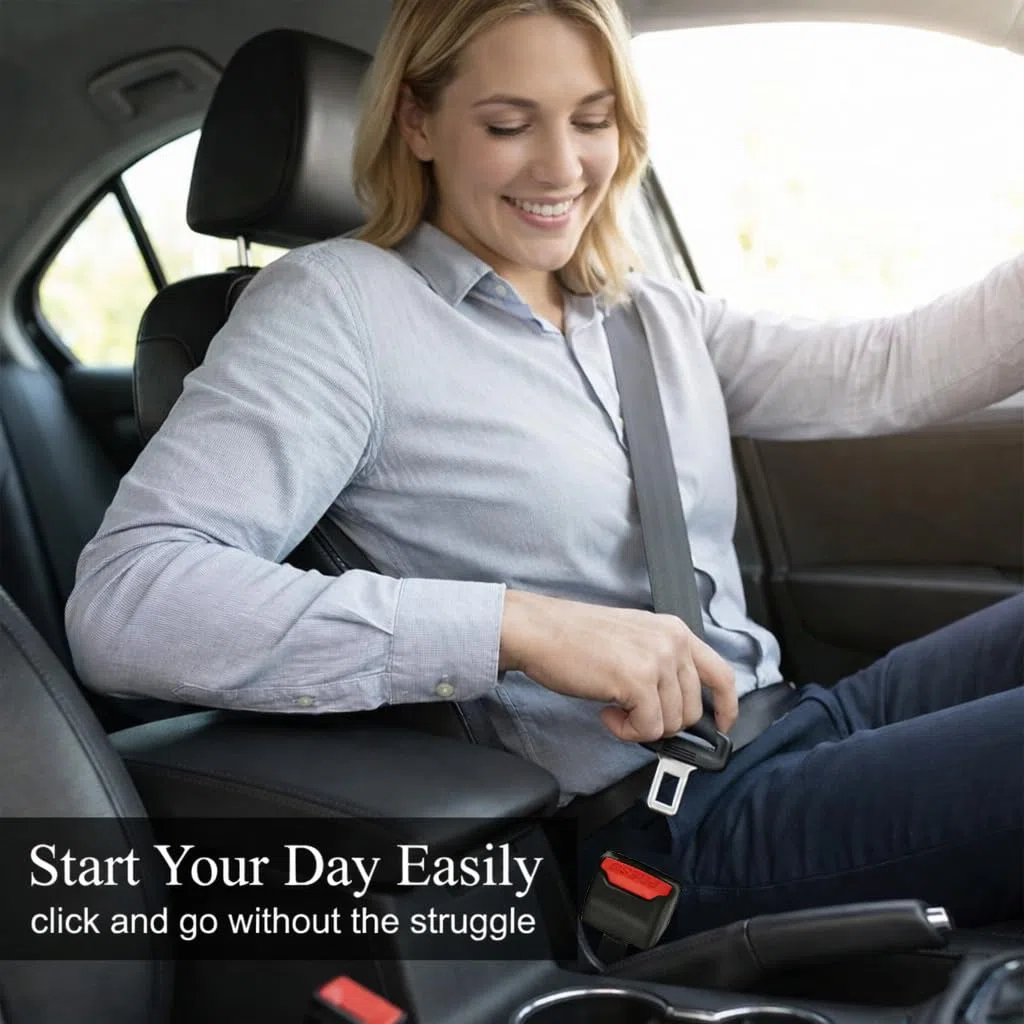 Accesorios Generales para automóviles, Negro y Rojo, Pack de 4 Piezas, con Clip Insertable