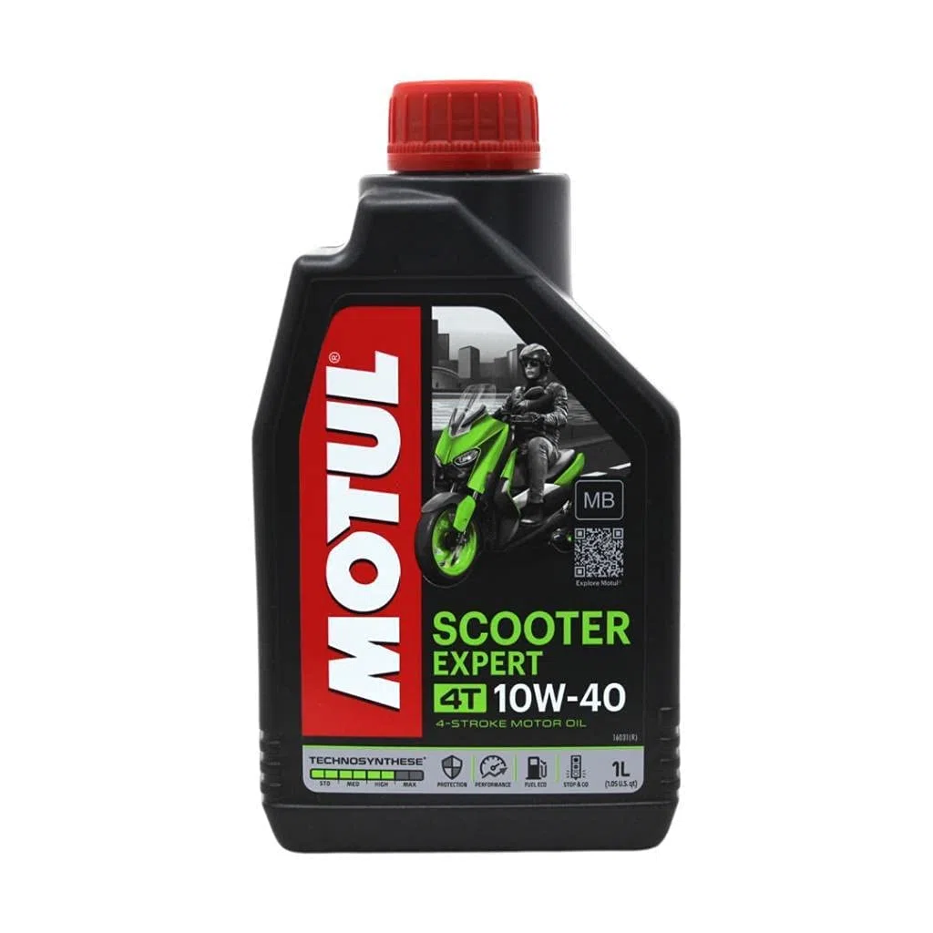 Motul Scooter Expert 4T 10W-40 MB - Aceite Moto 4 Tiempos. 1 litro (el empaque puede diferir)