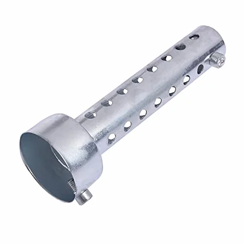 Silenciador Universal para Moto Insertos para Muffler Eliminador de Ruido Compatible con Tubos de Escape de 35mm 42mm y 45mm Baffle DB Killer Plateado para Motocicletas