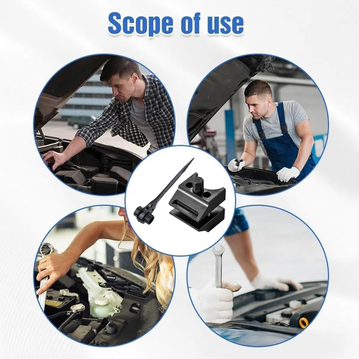 Suspension Split Hub Spreader, Automotive Knuckle Spreader, Strut Splitter Tool, Versatile Strut Spreader, Suspension Split Hub Steering Knuckle Spreader Tool for Automotive Mechanics