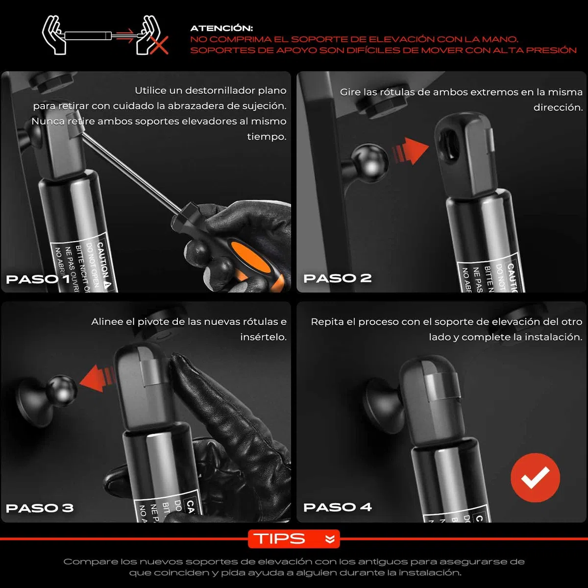 Frankberg 2x Amortiguadores de gas Capó Compatible con Serie 3 E36 316 318 320 323 325 Limousine 1990-1998 Serie 3 Compact E36 316 318 323 Compacto 1994-2000 Replace# 51231960852