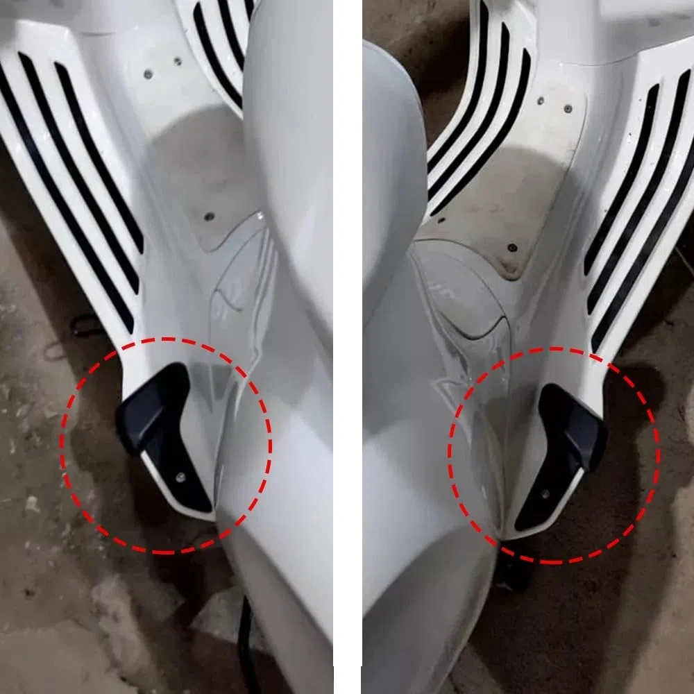 Reposapiés traseros para motocicleta Estriberas pedales placa compatible con Vespa SPRINT PRIMAVERA 50 125 150 LX LXV