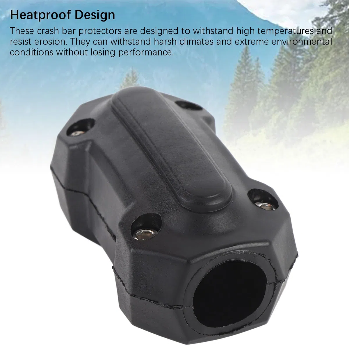 Bloques de Parachoques de Motocicletas universales: Protección contra la Protección del Motor del Motor Anti-colisión para Protectores de Motor de 22 Mm, 25 Mm y 28 Mm |