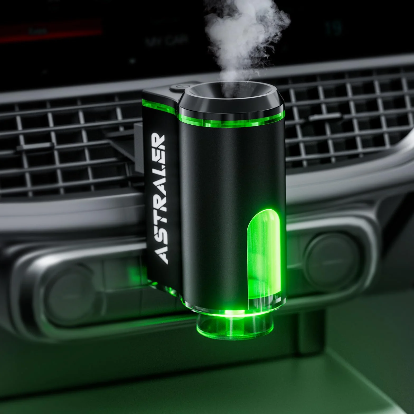 Ambientadores Coche con 3 Aceites Esenciales, Ambientadores de Larga Duración, Difusor de Aroma Recargable para Coche y Perfume Casero a Elegir, Encendido y Apagado Automático Inteligente