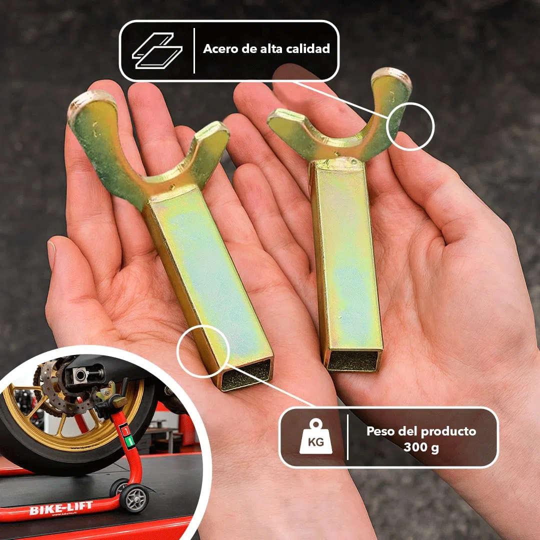 ADAPTADOR DIABOLOS Válido para nuestros CABALLETES DE MOTOS marca RZ TOOLS