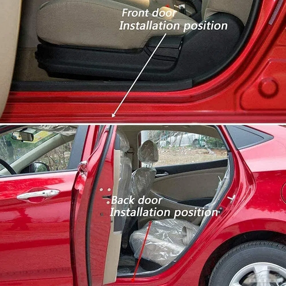 4 Placas Acero Inoxidable Protector Umbral Puerta Coche para Toyota Corolla Touring Sport | Typ E210 | Bj. AB 2019, Inoxidable Protector Pedal Desgaste.