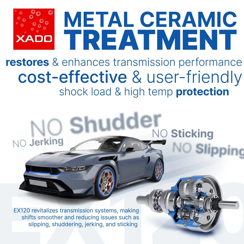 XADO EX120 - Tratamiento de transmisión automática para CVT y otros tipos de caja de cambios, aditivo y protector ATF, reduce la adherencia, el estremecimiento y el deslizamiento