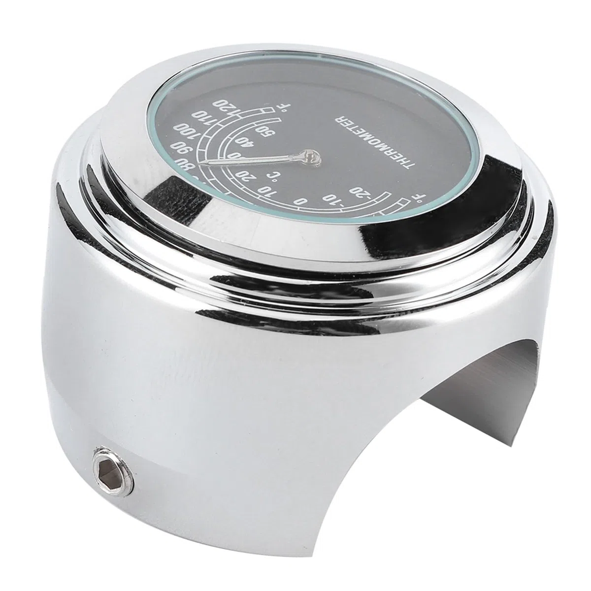 Ejoyous Termómetro del Manillar del Manillar de Motocicleta Medidor de Temperatura de Bicicleta de Bicicleta-Weightprote -20 ℃ -50 ℃ Dial Transparente Impermeable a Prueba de Agua con Aleación de