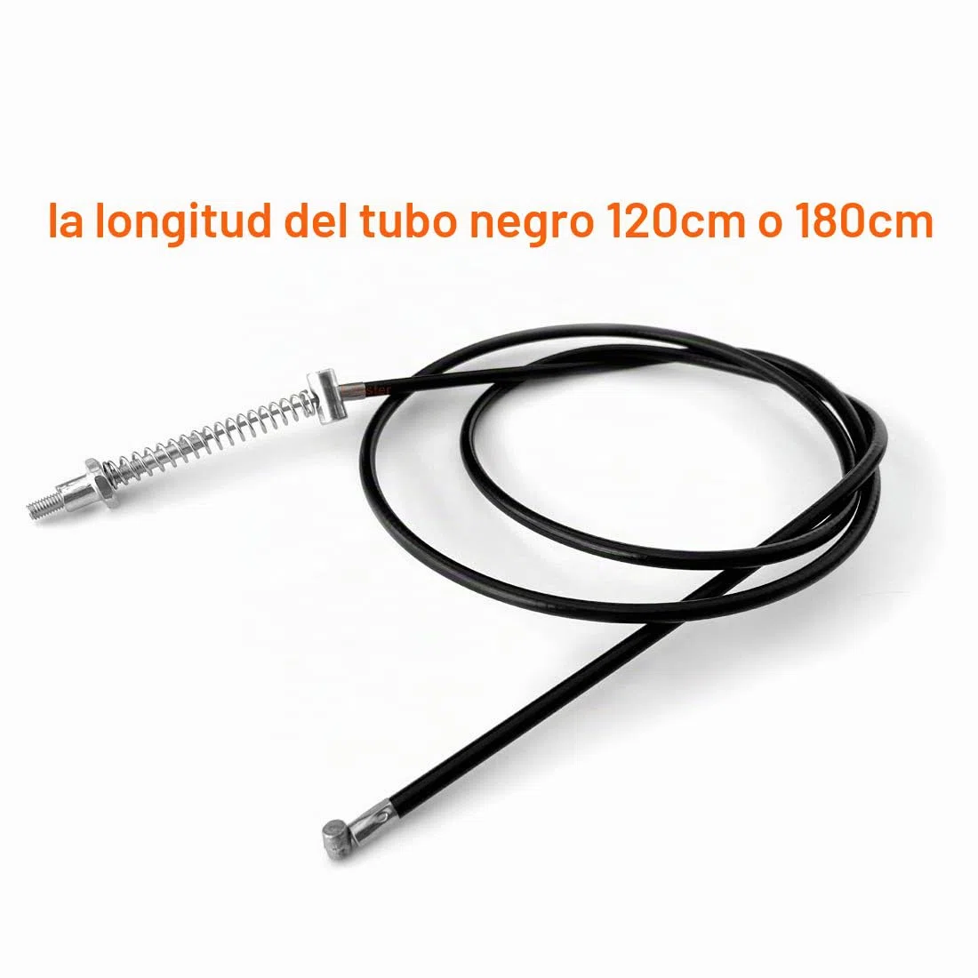 L-faster Cable de freno de tambor de rueda de scooter 120 cm o 130 cm o 180 cm para bicicleta Scooter motocicleta freno cable con resorte