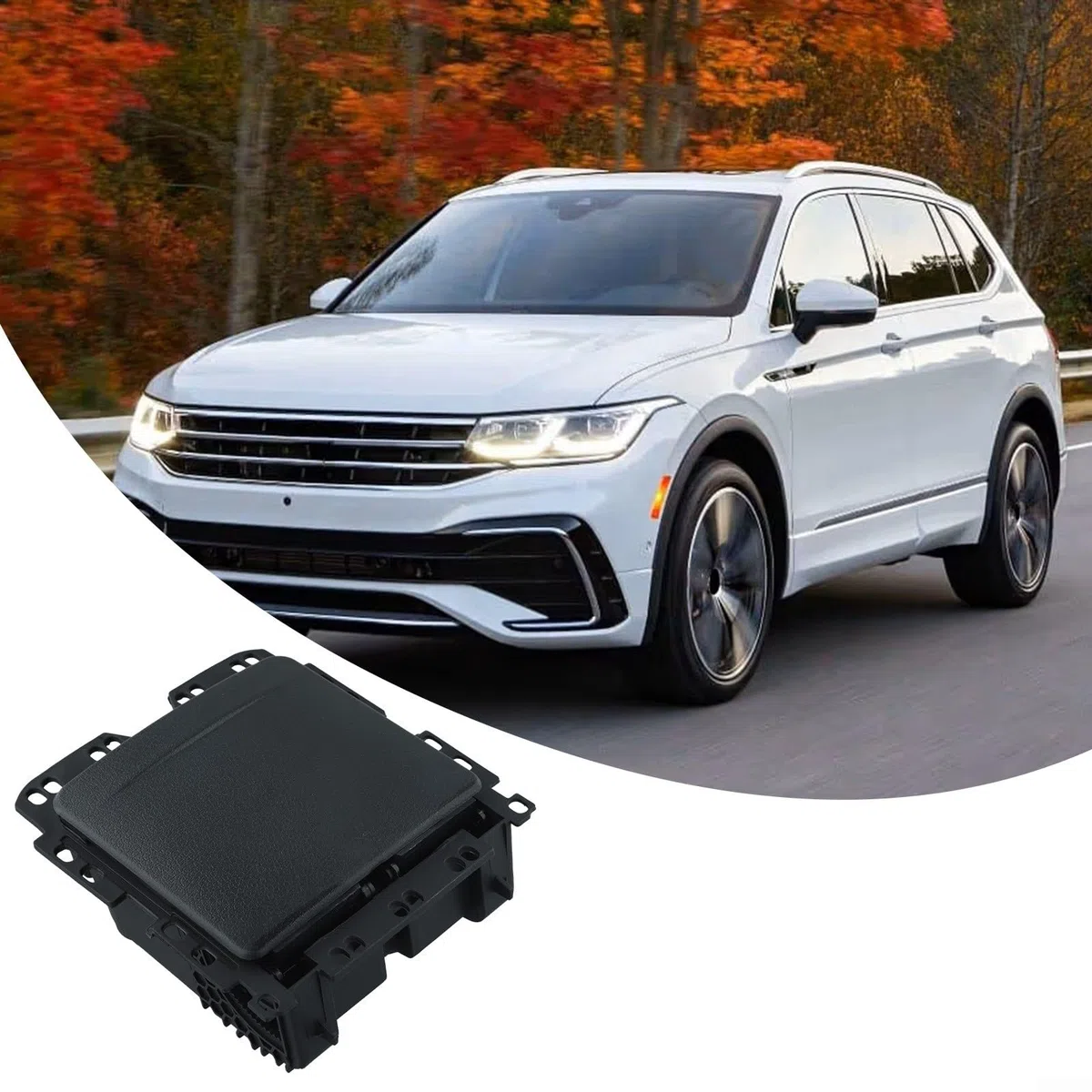 Portavasos trasero consola central 7N0862533 contenedor interior de bebidas para VW Golf Plus Sharan Tiguan 2008-2017 reemplazo directo
