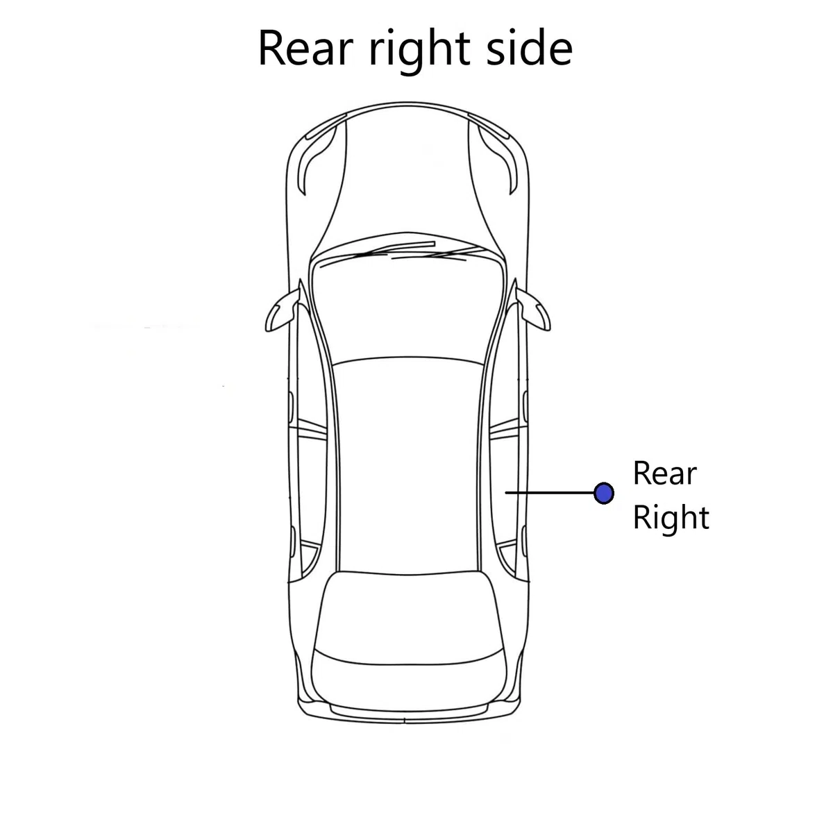 Twowinds - Clip Elevalunas 8200000558 Compatible con Renault Scenic, Megane (1995-2003) Laguna (1993-2001) Laguna 2 (2001-2007) Espace 4 (2002-) - Puerta Trasera Derecha (pasajero trasero) - Ventana